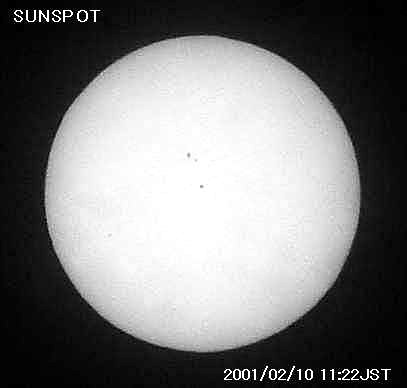 Sunspot-2001/2/10-11:30JST